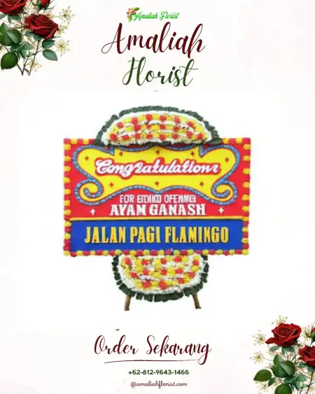 Sewa Papan Bunga Kapu
